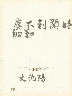 尘不到闻时顶腰细节