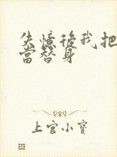 失忆后我把渣攻当替身