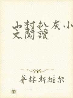 山村扒灰小说全文阅读
