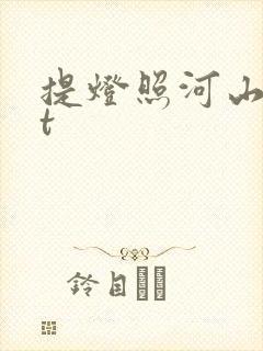 提灯照河山txt封面