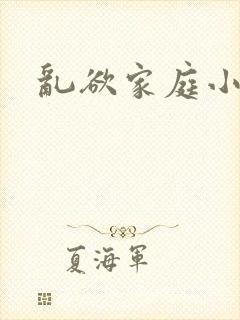 乱欲家庭小说封面