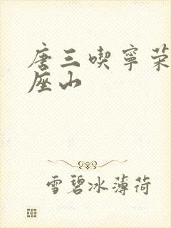 唐三吃宁荣荣两座山封面