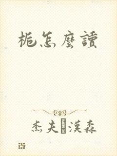 栀怎么读封面