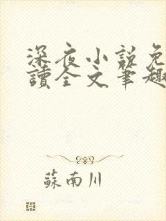 深夜小说免费阅读全文笔趣阁