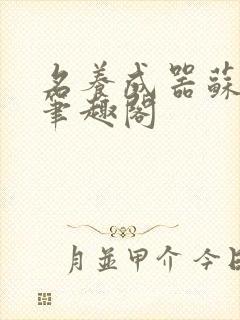 名养成器苏沫沫笔趣阁封面