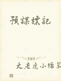 预谋标记封面