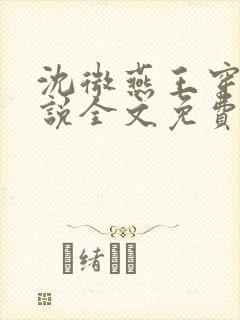 沈微燕王穿越小说全文免费阅读