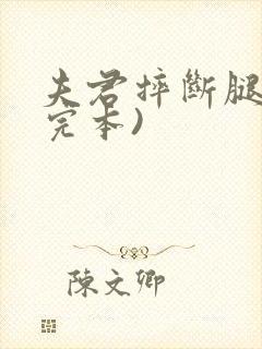 夫君摔断腿后(完本)