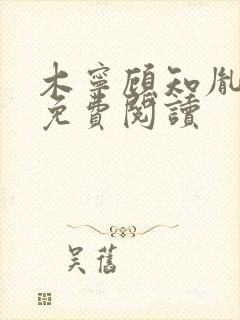 木宁顾知胤小说免费阅读封面