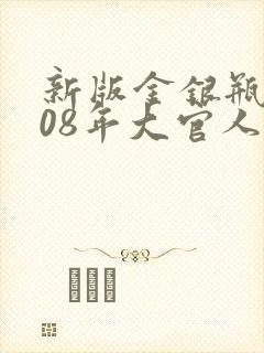 新版金银瓶2008年大官人封面