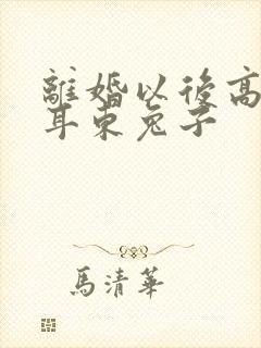 离婚以后高干 耳东兔子