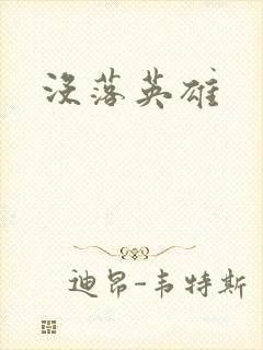 没落英雄封面