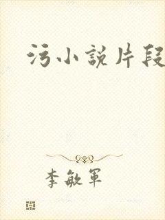 污小说片段