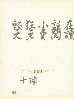 轻狂小说在线全文免费阅读