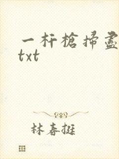一杆枪扫尽全家txt