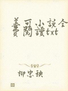 姜可小说全文免费阅读txt封面