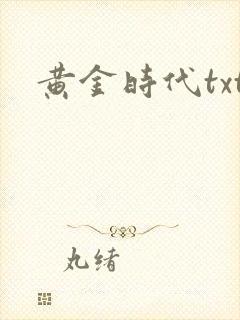 黄金时代txt封面