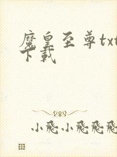 魔皇至尊txt下载