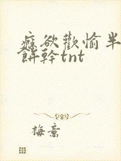 瘾欲欢愉半块小饼干tnt封面