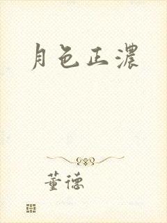 月色正浓封面