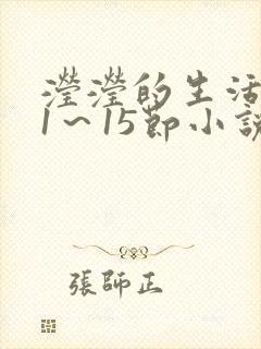 滢滢的生活日记1～15节小说封面