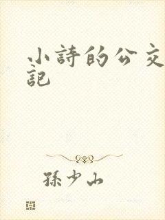 小诗的公交车日记
