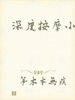 深度按摩小说封面