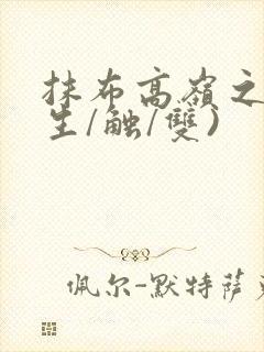 抹布高岭之花(生/触/双)