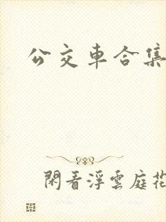 公交车合集
