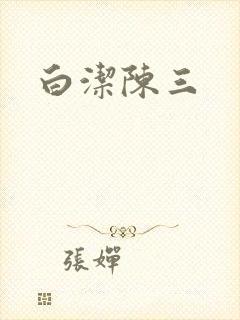 白洁陈三