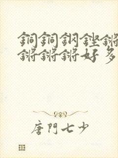 铜铜钢铿锵锵锵锵锵锵好多少阅读