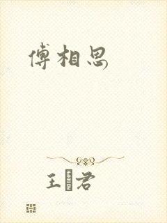 傅相思封面