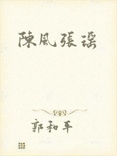 陈风张瑶封面
