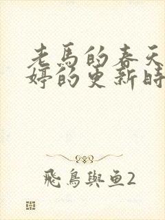 老马的春天顾晓婷的更新时间封面