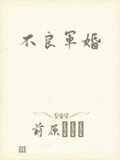 不良军婚封面