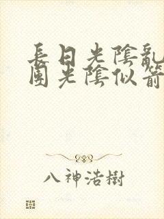 长日光阴乱作一团光阴似箭时渺渺笔