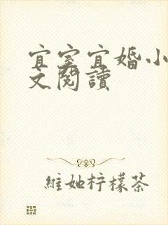 宜室宜婚小说全文阅读