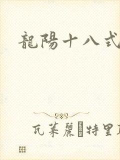 龙阳十八式封面