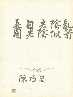 长日光阴乱作一团光阴似箭眇眇