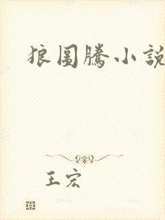 狼图腾小说