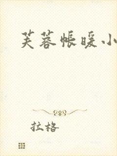 芙蓉帐暖小说封面