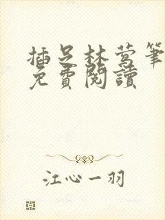 插足林莺笔趣阁免费阅读