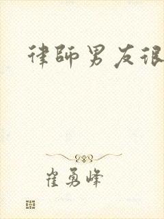 律师男友很难撩