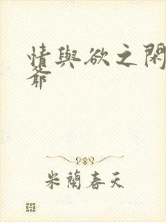 情与欲之闲散王爷封面