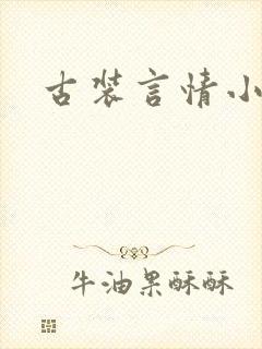 古装言情小说