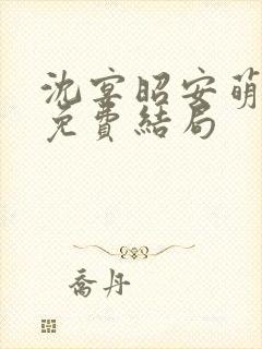 沈宴昭安萌全文免费结局