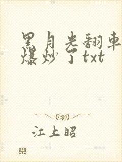 黑月光翻车后被爆炒了txt