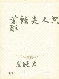 首辅夫人只想和离
