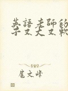 英语老师的小兔子又大又软封面