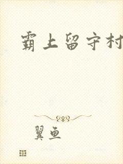 霸上留守村妇
